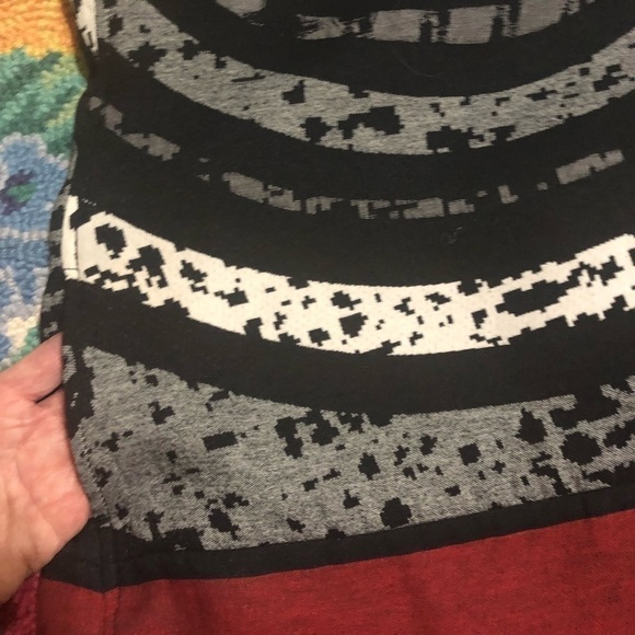 DESIGUAL Black Red White Sleeveless Dress Size 6 US 38 EU - Picture 5 of 10